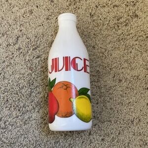 Vintage egizia milk glass juice carafe